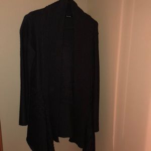 Black sweater cardigan